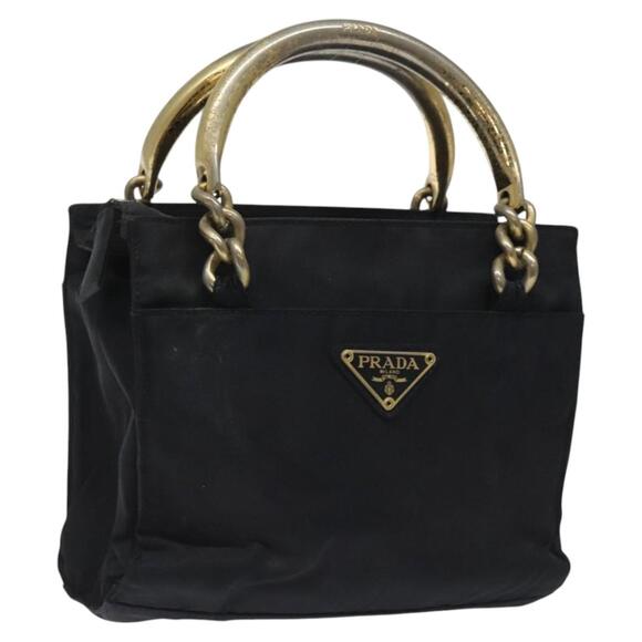 PRADA Hand Bag Nylon Navy - Picture 1 of 13